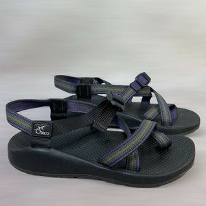 Chaco X2 Classic Sandals Athletic Vibram Hiking Trail Purple Green Women's Sz 10